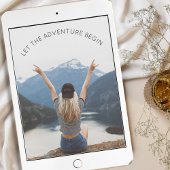 Laat het Avontuur beginnen de Partij van de Foto F Kaart