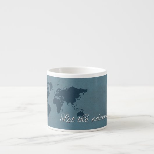 Laat het avontuur beginnen espresso kop (Voorkant)