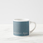 Laat het avontuur beginnen espresso kop (Rechts)