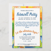 Laat het avontuur beginnen Farewell Partij Kaart (Voorkant)
