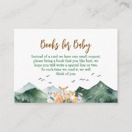 Laat het avontuur beginnen Forest Books voor Baby Informatiekaartje