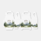 Laat het avontuur beginnen Forest Rustic Baby show Bedankdoosjes (Uitgevouwen)