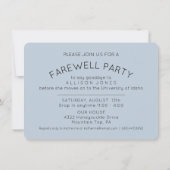 Laat het avontuur beginnen Foto Afscheidsparty Kaart (Achterkant)