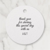 Laat het avontuur beginnen Golden Globe  Baby Show Bedankjes Labels (Achterkant)