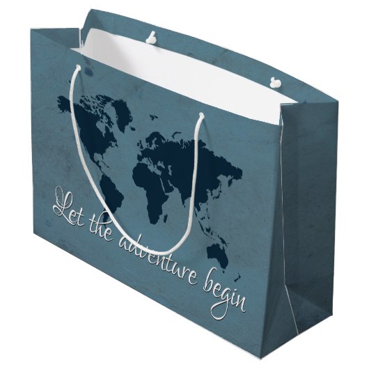 Laat het avontuur beginnen groot cadeauzakje (Achterkant Gekanteld)