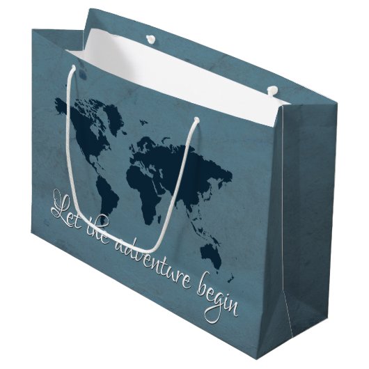 Laat het avontuur beginnen groot cadeauzakje (Voorkant Gekanteld)