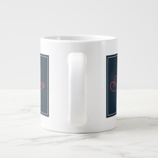 Laat het avontuur beginnen grote koffiekop (Achterkant)