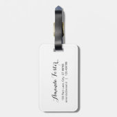 Laat het avontuur beginnen het Bagagelabel van de  (Achterkant verticaal)