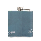 Laat het avontuur beginnen heupfles (Achterkant)