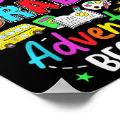 Laat het avontuur beginnen in de 10e klas terug na poster (Hoek)