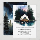 Laat het avontuur beginnen in het Bossen Baby show Kaart (Voorkant / Achterkant)