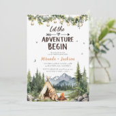 Laat het avontuur beginnen kaart (Staand voorkant)