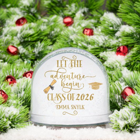 Laat het avontuur beginnen Klasse van Afstuderen G Sneeuwbol (Kerstmis)