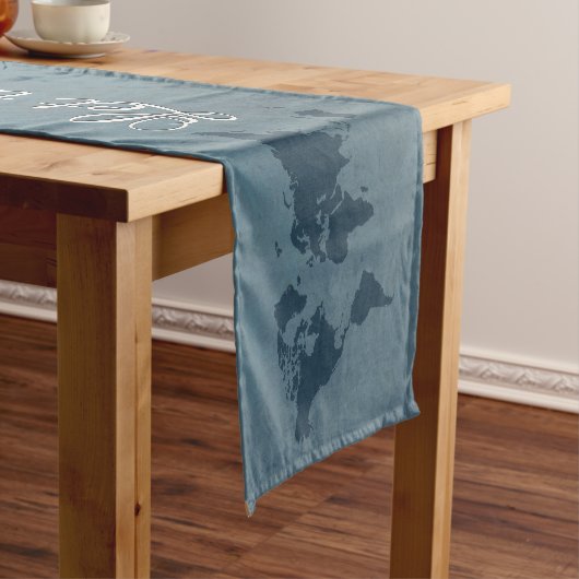 Laat het avontuur beginnen korte tafelloper (Voorbeeld)