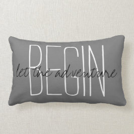 Laat het avontuur beginnen kussen