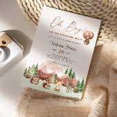 Laat het avontuur beginnen met Animals Baby shower Kaart