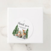 Laat het avontuur beginnen met Baby shower Bedankjes Labels (In situ)