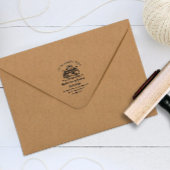 Laat het avontuur beginnen met bruiloft rubberen s  zelfinktende stempel