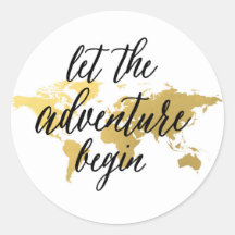 Laat het avontuur beginnen met gouden en witte sti