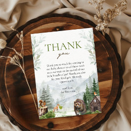 Laat het avontuur beginnen met het Baby shower van Bedankkaart