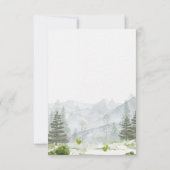 Laat het avontuur beginnen met het Baby shower van Bedankkaart (Achterkant)