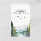 Laat het avontuur beginnen met het Baby showers va Informatiekaartje (Achterkant)