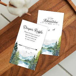 Laat het avontuur beginnen met het Baby showers va Informatiekaartje