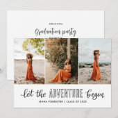 Laat het avontuur beginnen met het script | Afstud Kaart (Voorkant / Achterkant)