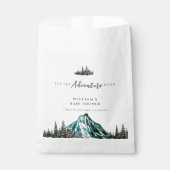 Laat het avontuur beginnen met Mountain Pine Baby  Bedankzakje (Voorkant)