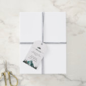 Laat het avontuur beginnen met Mountain Pine Baby  Cadeaulabel (Met Touw)
