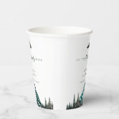 Laat het avontuur beginnen met Mountain Pine Baby  Papieren Bekers (Rechts)