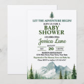 Laat het avontuur beginnen met Rocky Mountain Baby Kaart (Voorkant / Achterkant)