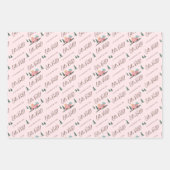 Laat het avontuur beginnen met roze roze rek van r inpakpapier vel (Voorkant 2)