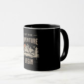 Laat het avontuur beginnen mok (Voorkant rechts)