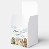 Laat het avontuur beginnen Mountain Boy Baby showe Bedankdoosjes (Geopend)