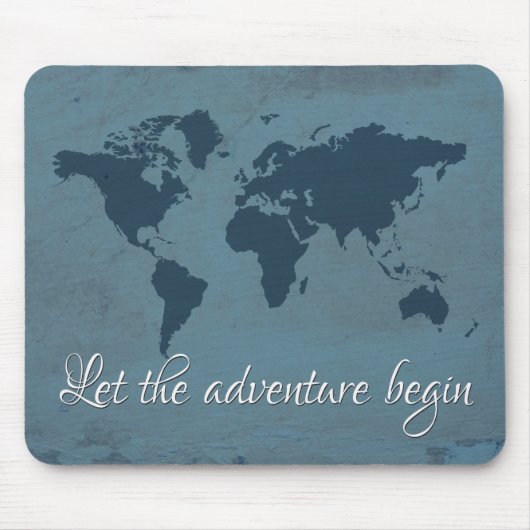 Laat het avontuur beginnen muismat (Voorkant)