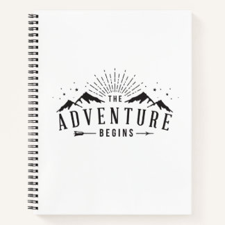 Laat het avontuur beginnen! notitieboek