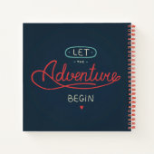 Laat het avontuur beginnen notitieboek (Achterkant)