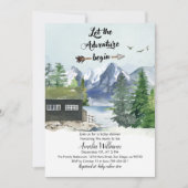 Laat het avontuur beginnen op Waterverf Mountain Kaart (Voorkant)