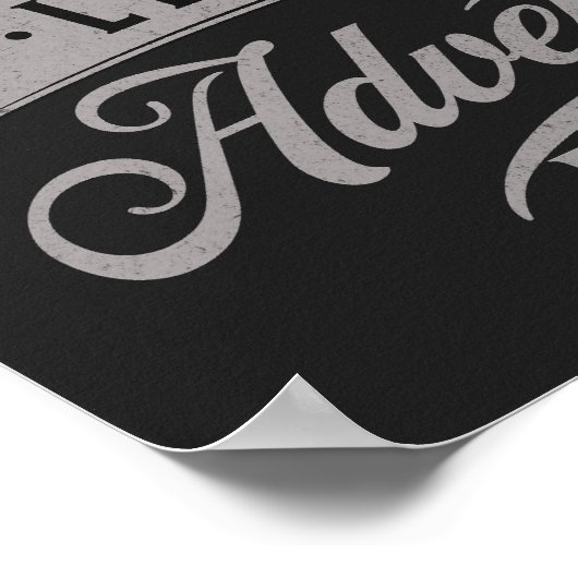 Laat het avontuur beginnen poster (Hoek)