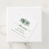 Laat het avontuur beginnen rustieke bos Baby showe Bedankjes Labels (In situ)