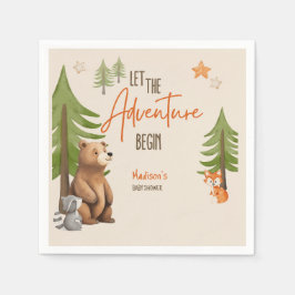 Laat het avontuur beginnen servet