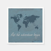 Laat het avontuur beginnen servetten (Voorkant)