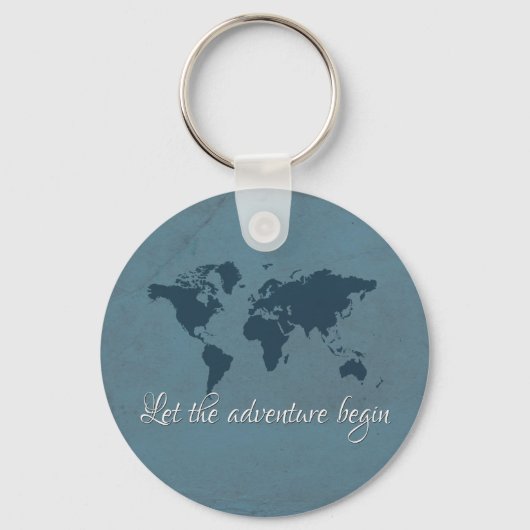Laat het avontuur beginnen sleutelhanger (Voorkant)