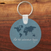 Laat het avontuur beginnen sleutelhanger (Voorkant)
