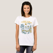 Laat het avontuur beginnen t-shirt (Voorkant volledig)