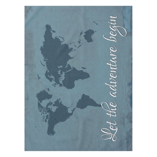 Laat het avontuur beginnen tafelkleed (Voorkant)