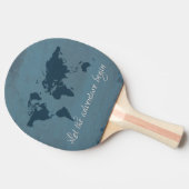 Laat het avontuur beginnen tafeltennisbatje (Zijkant)