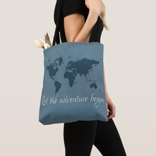 Laat het avontuur beginnen tote bag (Dichtbij)