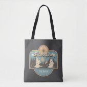 Laat het avontuur beginnen tote bag (Voorkant)